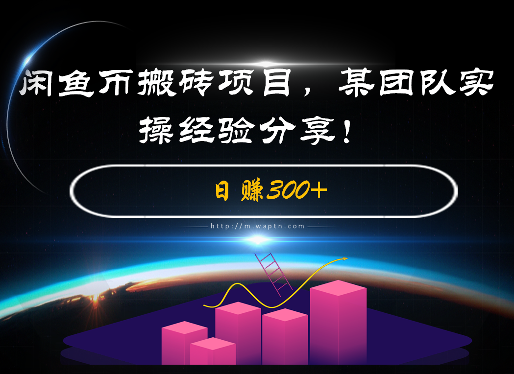 闲鱼币搬砖项目，某团队实操经验分享！-腾哥精选