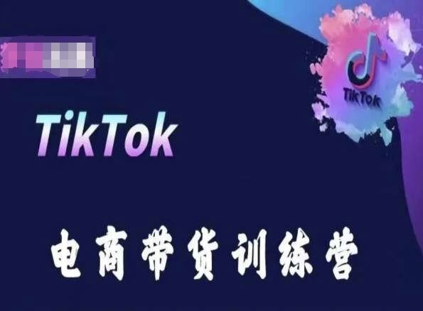 TikTok电商带货训练营,跟随时代潮流,跨境掘金-腾哥精选
