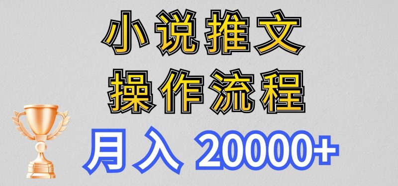 小说推文项目新玩法操作全流程,月入20000+,门槛低非常适合新手-腾哥精选