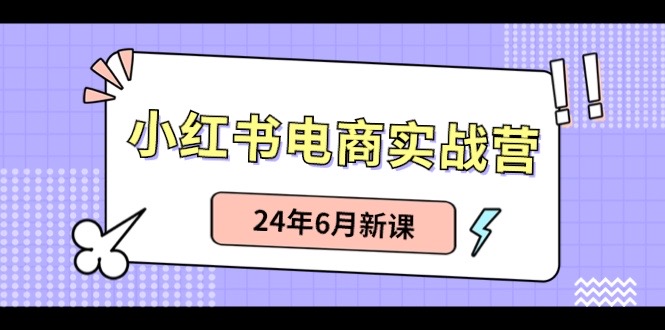 (10984期)小红书电商实战营:小红书笔记带货和无人直播,24年6月新课-腾哥精选