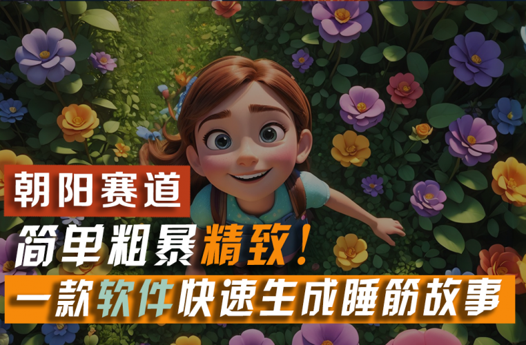 (11405期)利用一款软件5分钟一条爆款睡筋故事,简单粗暴精致!小白月入2w+-腾哥精选