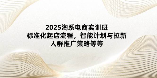 (14522期)2025淘系电商实训班:标准化起店流程,智能计划与拉新,人群推广策略等等-腾哥精选