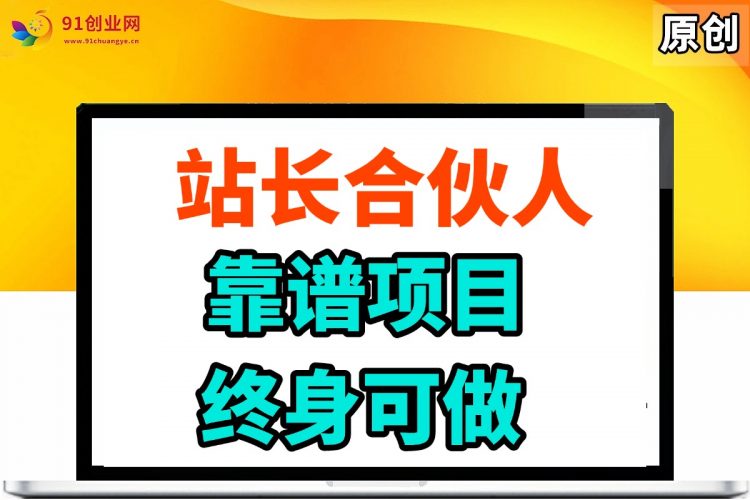 （14633期）站长合伙人，入门级运营教程，靠谱项目，终身可做，超低成本创业，终身利润。-腾哥精选