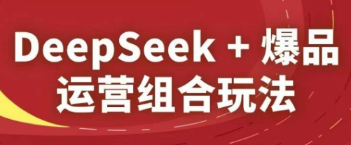 DeepSeek+爆品运营组合玩法,2025淘系精品课-腾哥精选