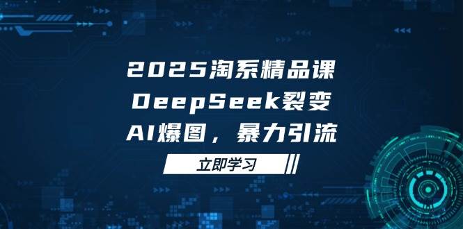 (14639期)2025 淘系精品课,DeepSeek 裂变,AI 爆图,暴力引流-腾哥精选